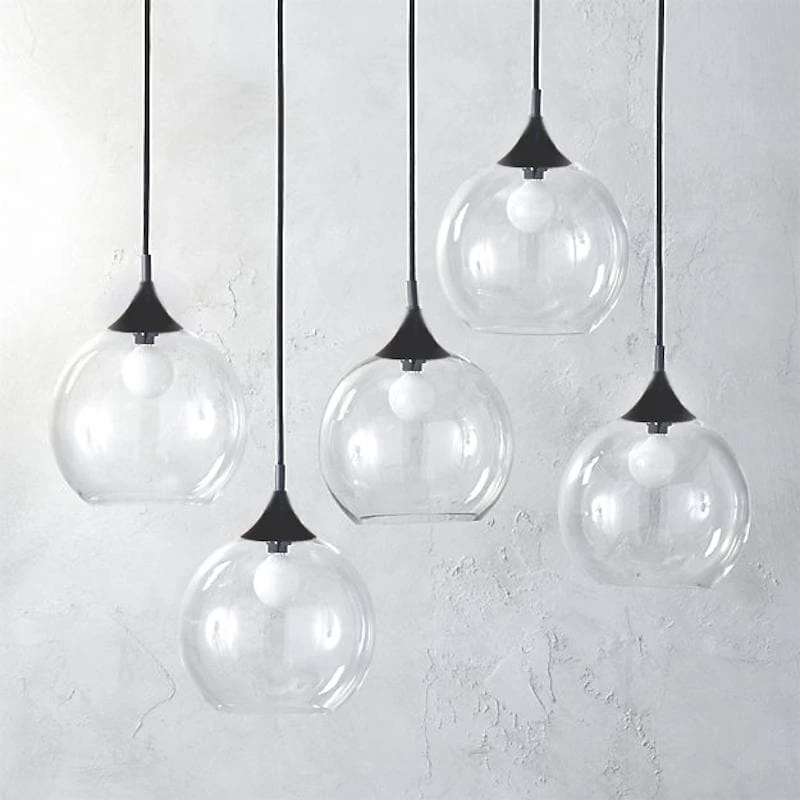 Glass Pendant Light - Black Frankie - Image 6