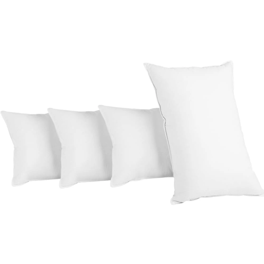 Giselle Bedding Family Hotel 4 Pack Bed Pillow Soft Medium Firm Cotton 48X73CM