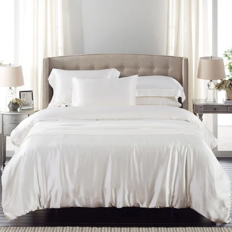 Silky Satin Quilt Cover And Pillowcase Set 1000TC