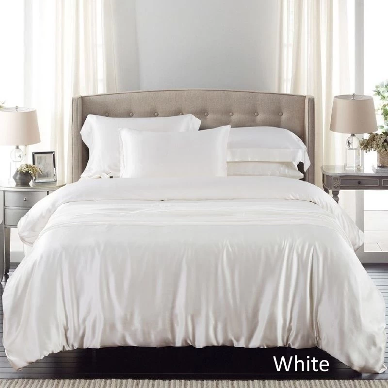 Silky Satin Quilt Cover And Pillowcase Set 1000TC - Image 2