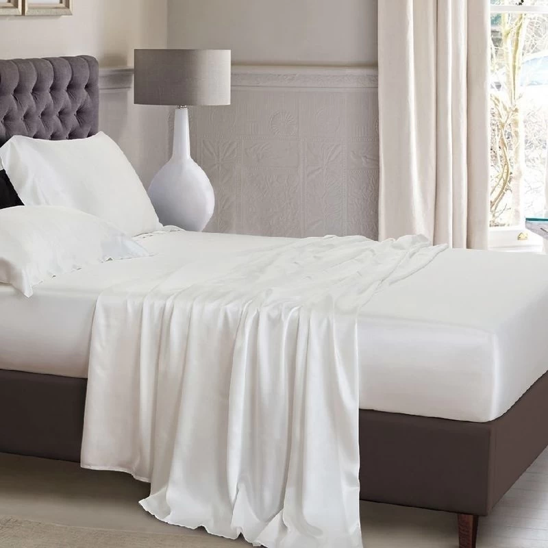 Soft And Silky Satin Polyester Bed Sheet Set 1000TC