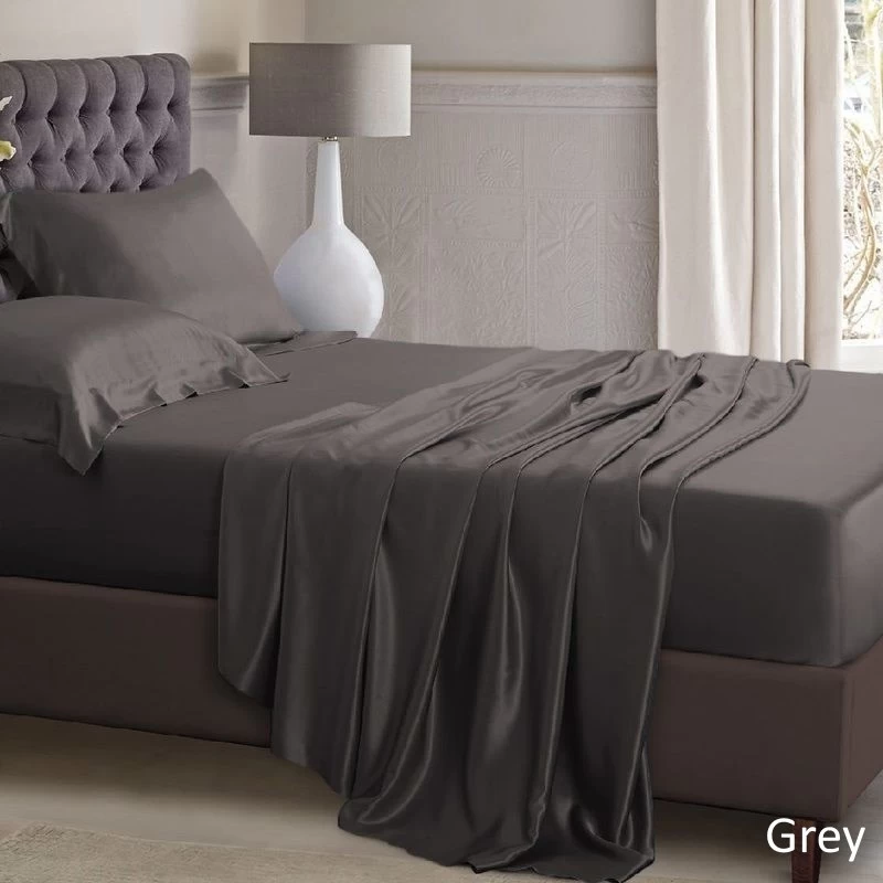 Soft And Silky Satin Polyester Bed Sheet Set 1000TC - Image 4