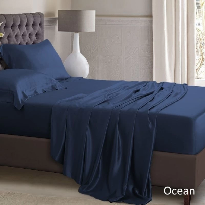 Soft And Silky Satin Polyester Bed Sheet Set 1000TC - Image 5