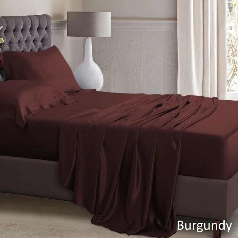 Soft And Silky Satin Polyester Bed Sheet Set 1000TC - Image 6