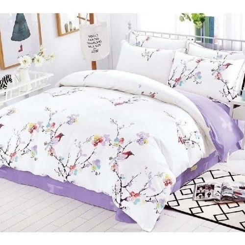 Spring Eva Design 100% Cotton Quilt Cover Set 300TC