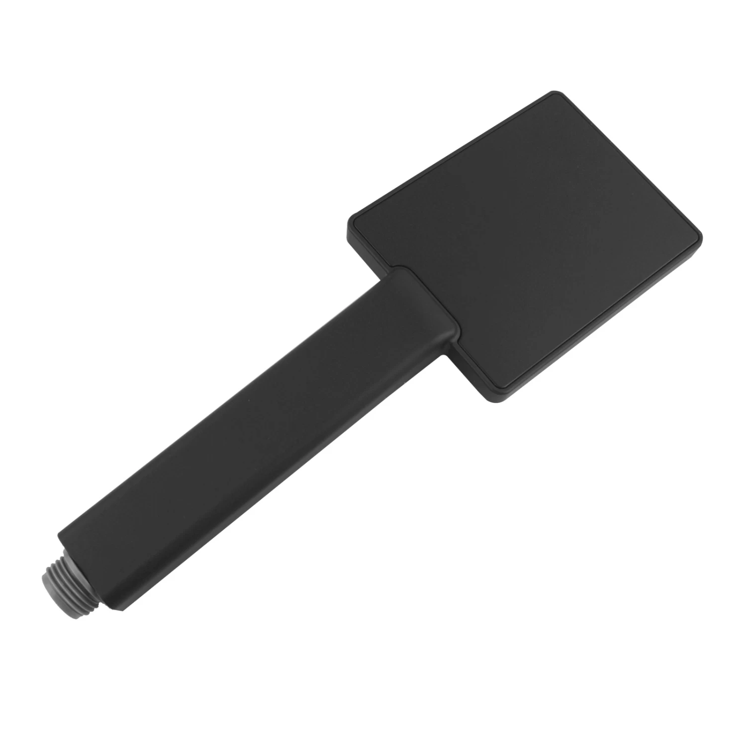 ACA Square Rainfall Handheld Shower Spray Head In Matt Black - Image 2