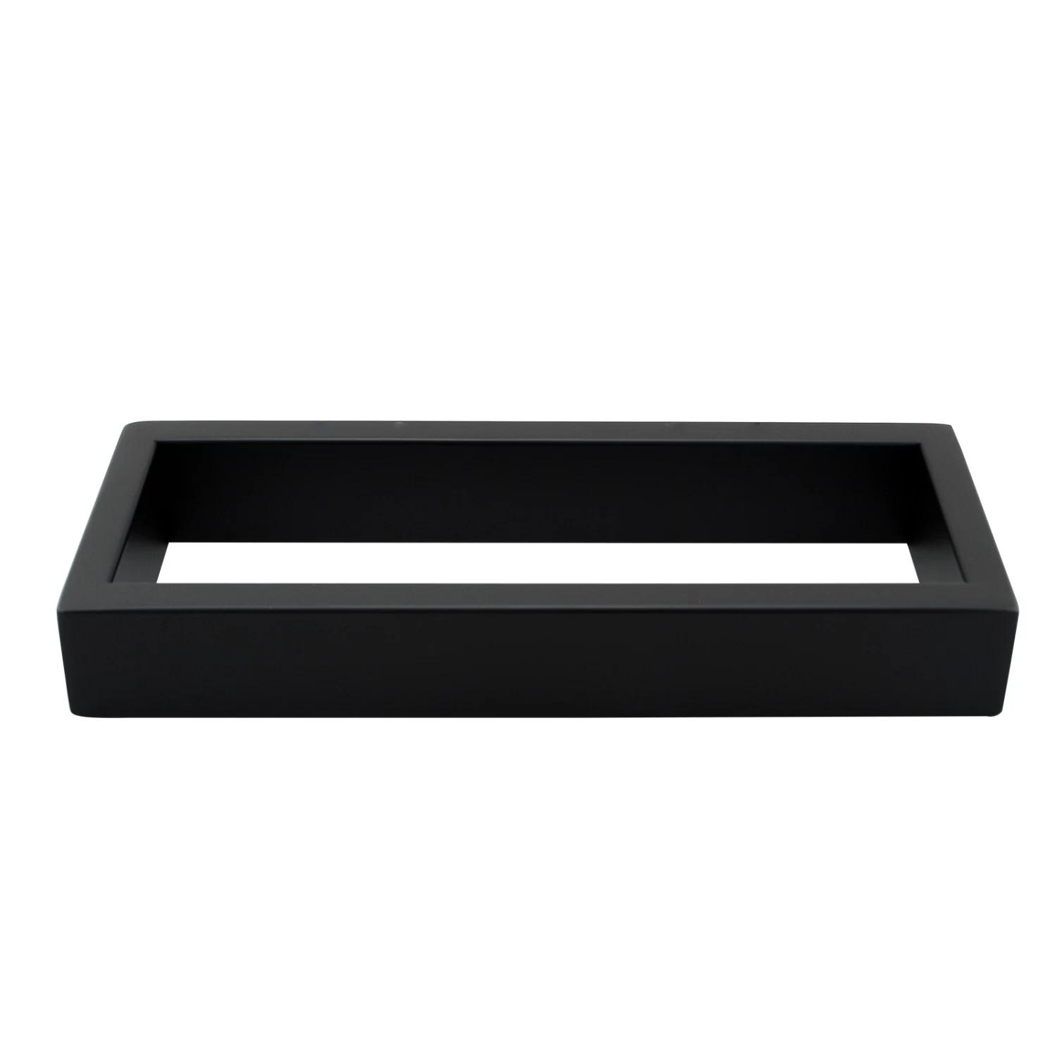 ACA Bathroom Square Hand Towel Rail Rack Holder Black 200mm