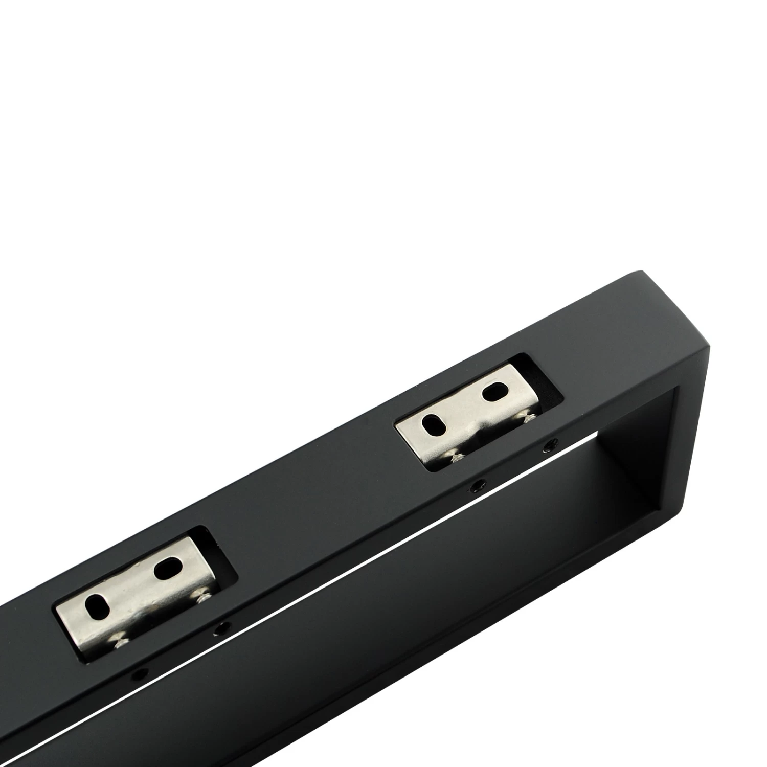 ACA Bathroom Square Hand Towel Rail Rack Holder Black 200mm - Image 3