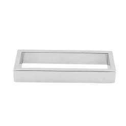 ACA Bathroom Square Hand Towel Rail Rack Holder Chrome 200mm