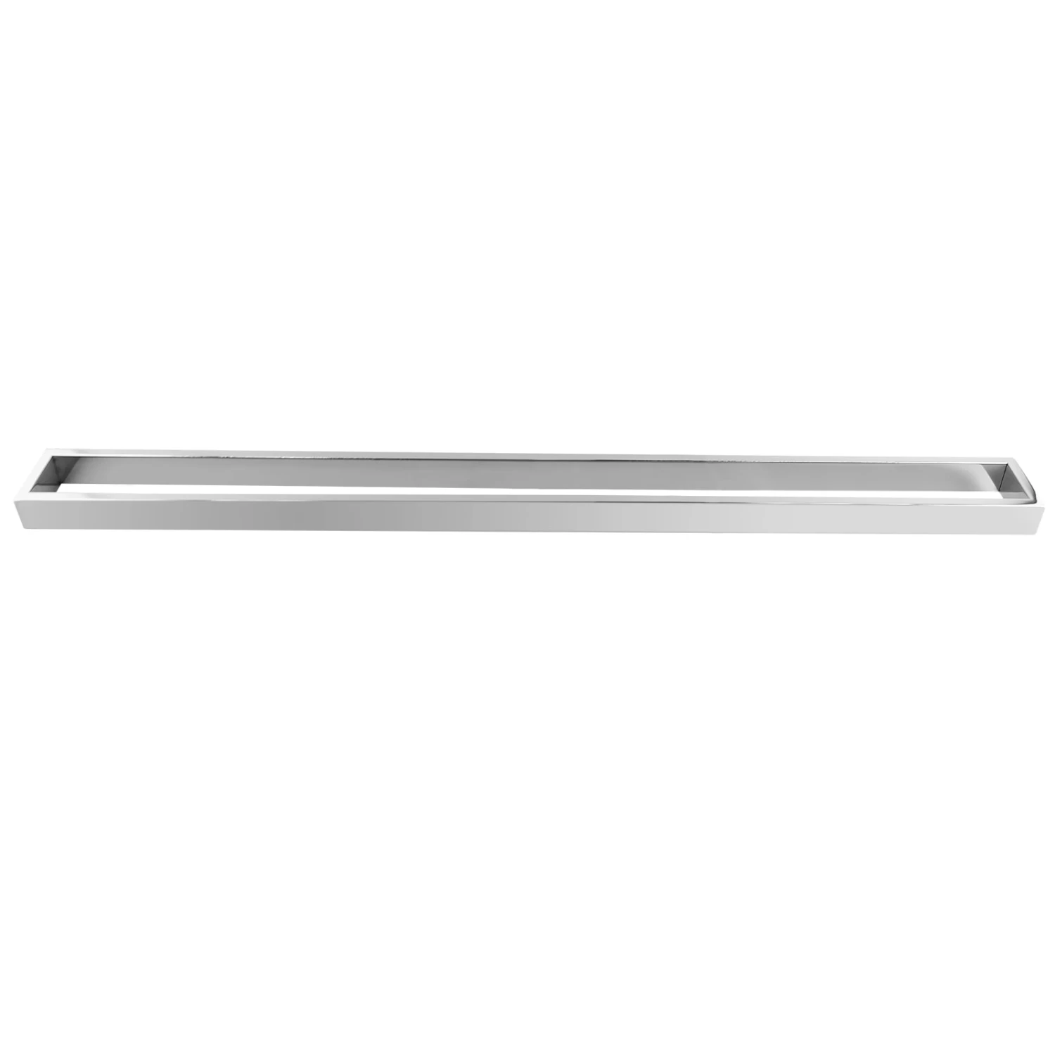 ACA Bathroom Square Single Towel Rack Towel Rail Chrome 800mm