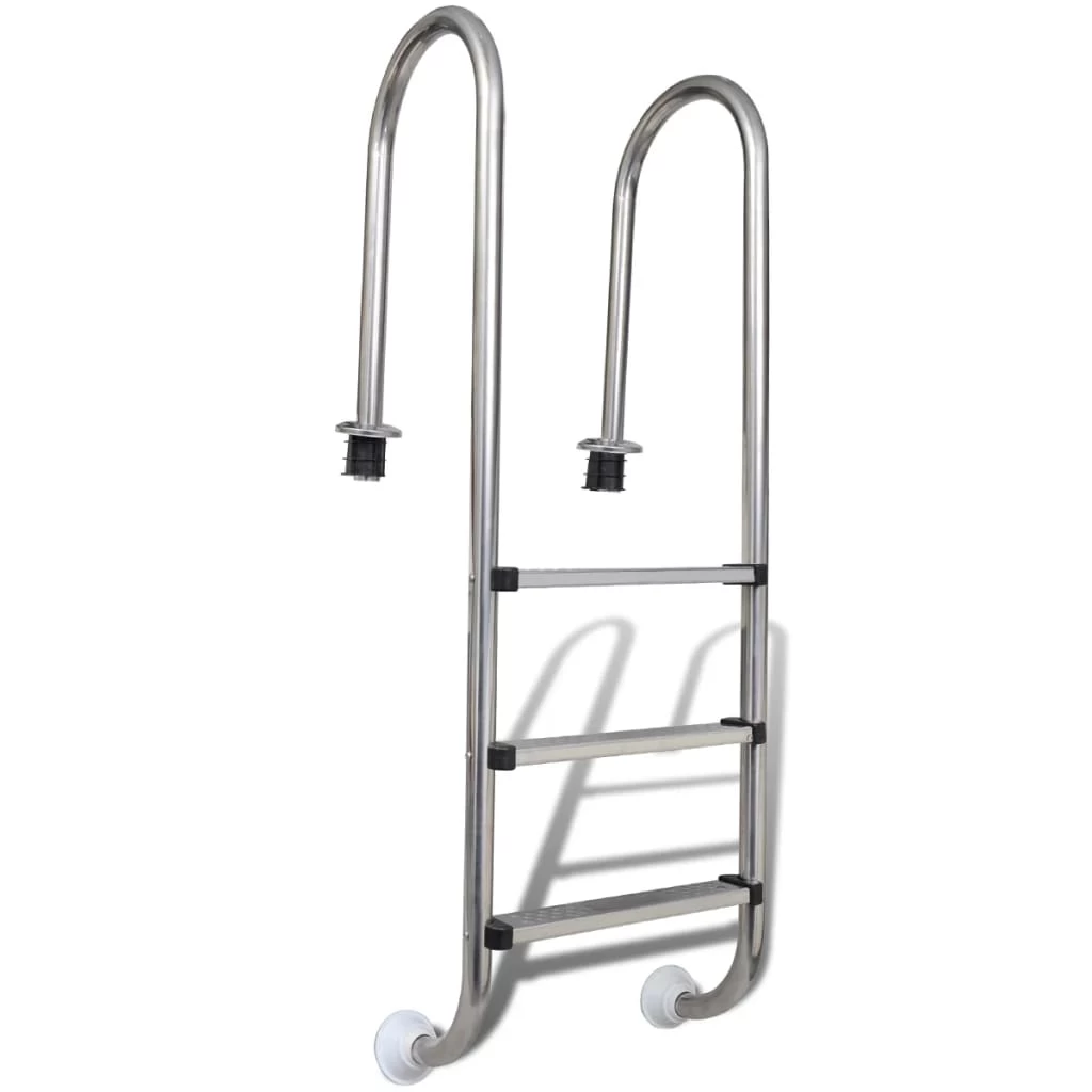 Pool Ladder 3 Steps Stainless Steel 304 120 Cm VidaXL