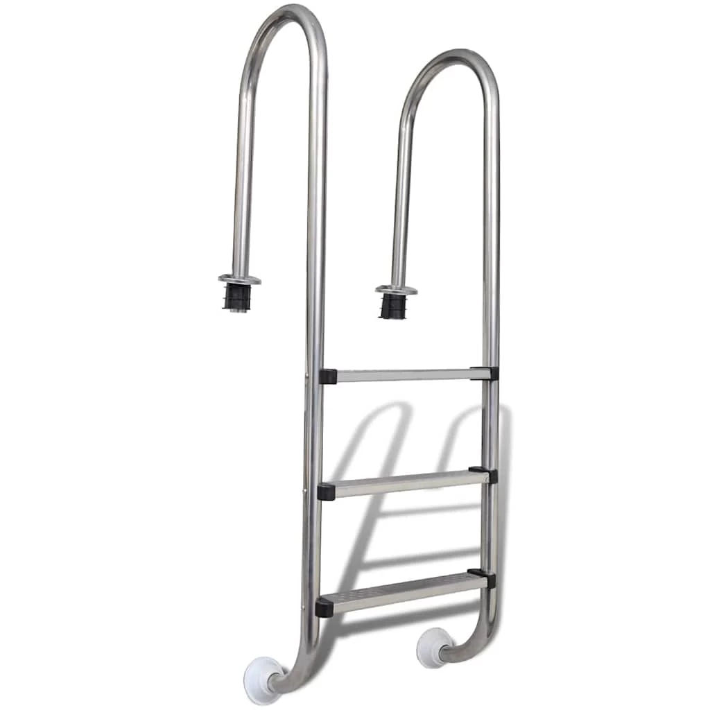 Pool Ladder 3 Steps Stainless Steel 304 120 Cm VidaXL - Image 2