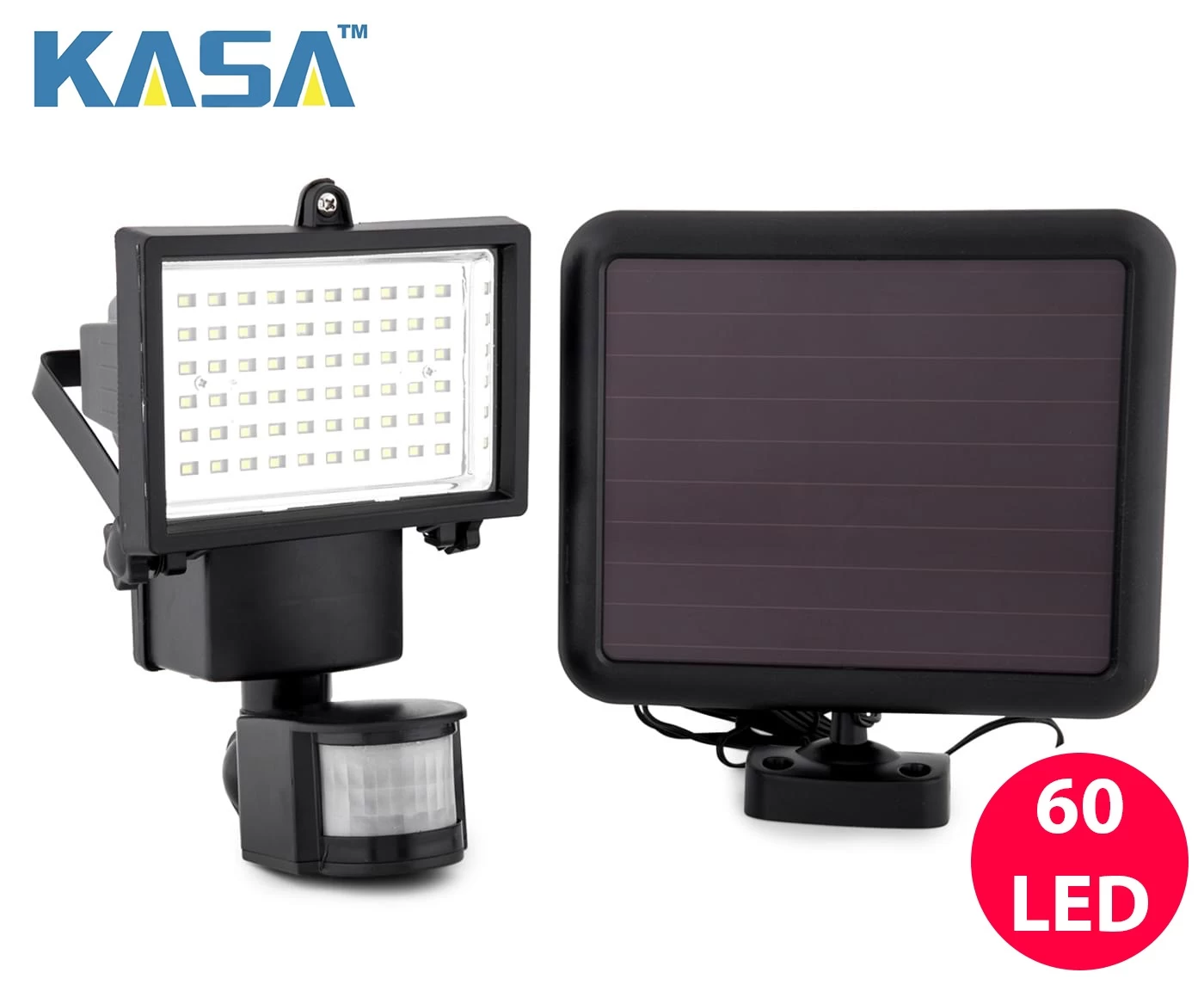 KASA 60 Super Bright Epistar Leds Solar Flood Light Security Motion Detect