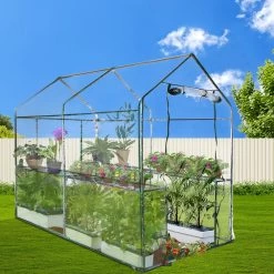 Greenfingers Greenhouse Green House 1.9X1.2M Greenhouses Garden Shed