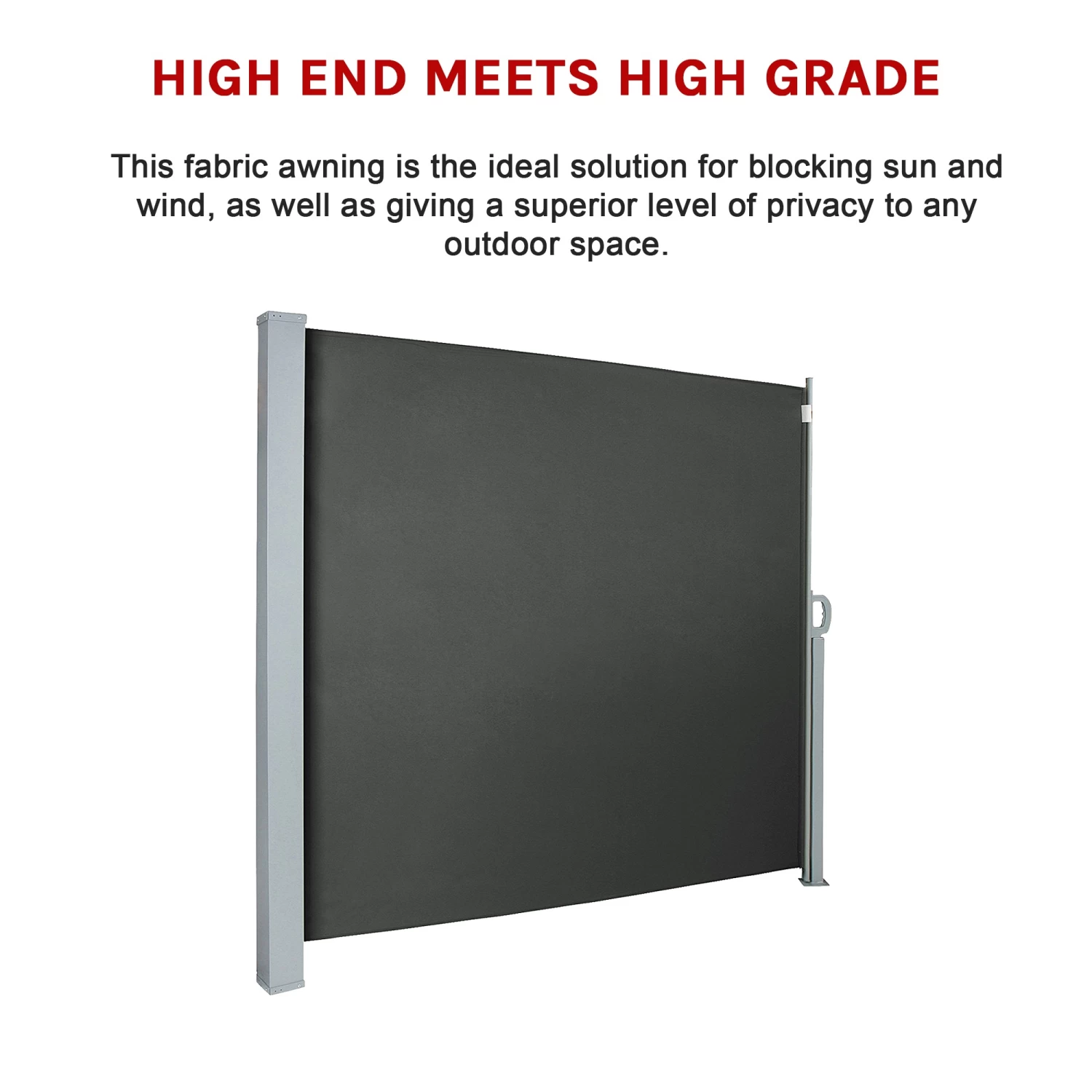 1.8X3M Retractable Side Awning Shade - Image 8