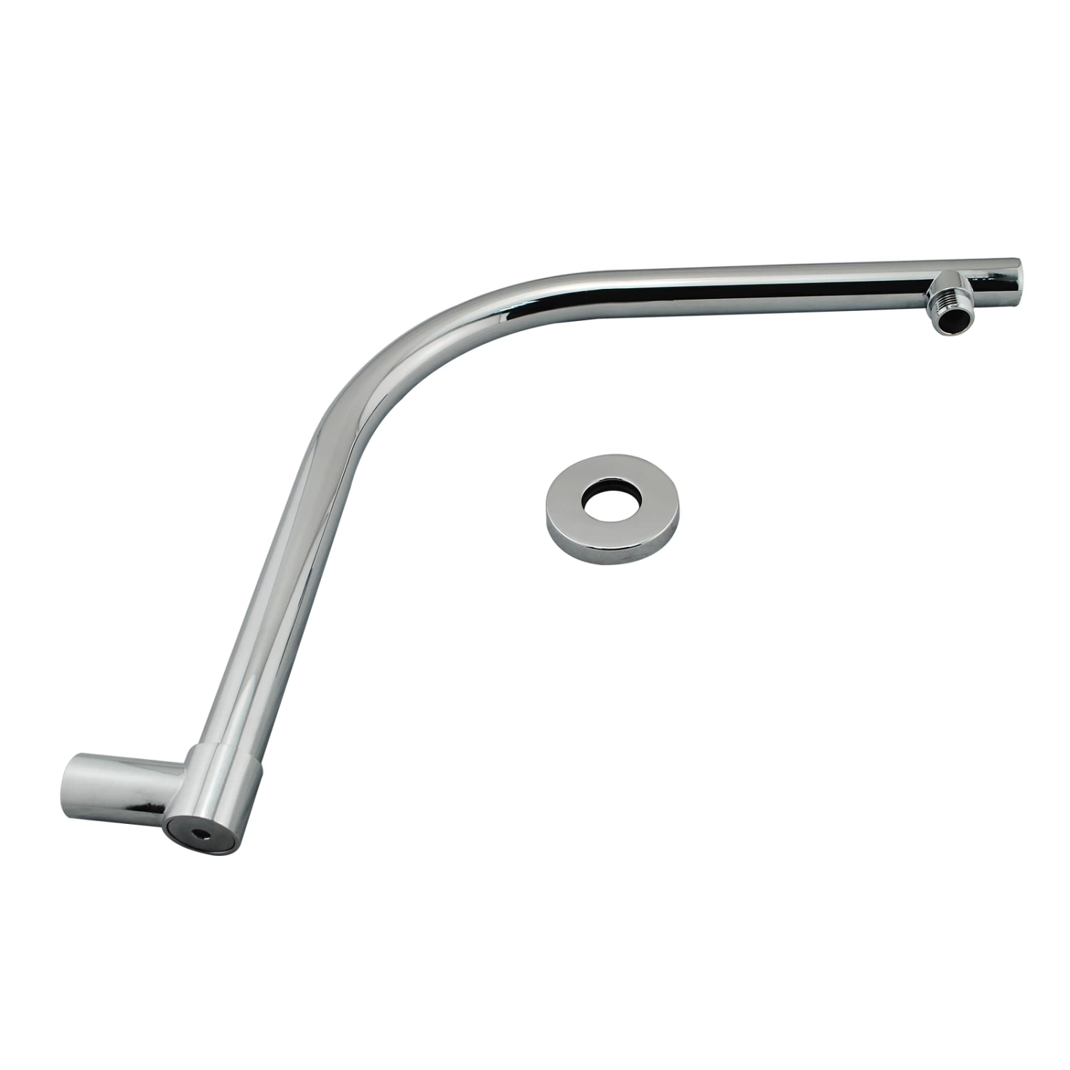 ACA Wall Mounted Round 180 Degree Swivel Shower Arm Extension For Shower Head - Image 2