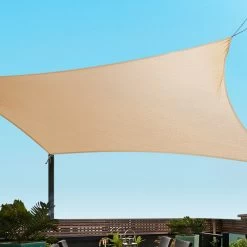 Instahut Rectangle Shade Sail Waterproof 4x6m