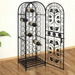 Wine Rack For 45 Bottles Metal VidaXL